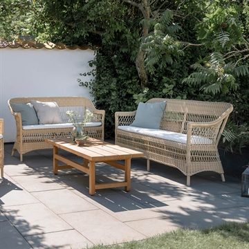Sika-Design Outdoor Charlot 2 Pers. Sofa Inkl. Hynde -  i natur