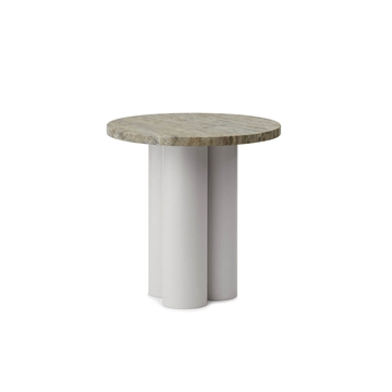 Normann Copenhagen Dit Table - Sand Travertine Silver