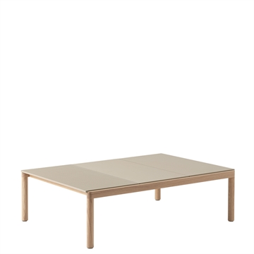 Muuto Couple Coffee Table 3 Plain 84.5 x 120 - Sand/Eg
