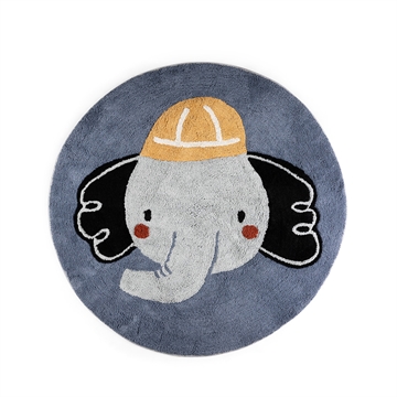 Sebra Gulvtæppe - Elefant