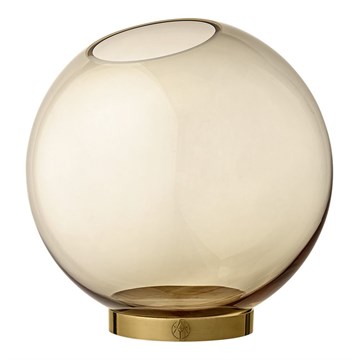 AYTM Globe Vase Stor Amber Messing