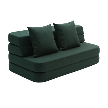 by KlipKlap KK 3 Fold Sofa Deep Green/Green 