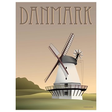 Vissevasse Danmark plakat - Møllen