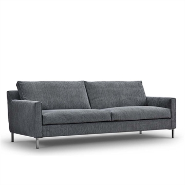 Eilersen Streamline Sofa 220x91 cm Bakar 36 Dark Grey skrå