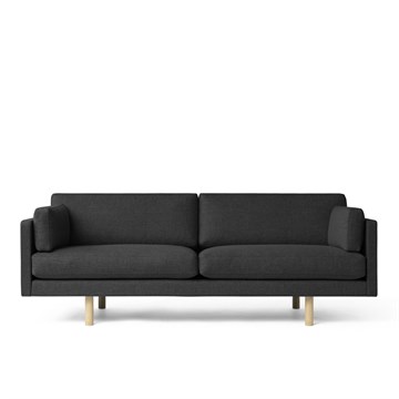 Erik Jørgensen EJ220A 3-personers sofa Sort