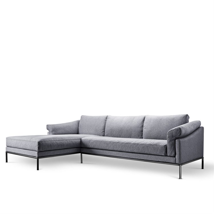 Eva Solo Furniture Crush Sofa Chaiselong Left Positano Grey Skrå
