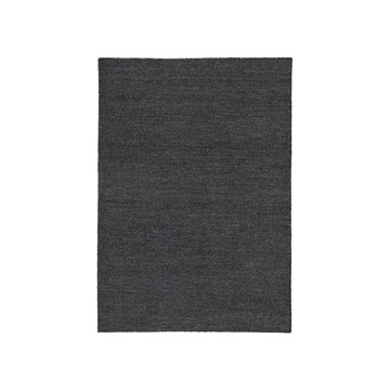 Fabula Living Rolf tæppe, 140x200 cm - grå/sort