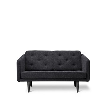 Fredericia Furniture Sofa No.1 BM 2 personers Sort eg Hallingdal 180