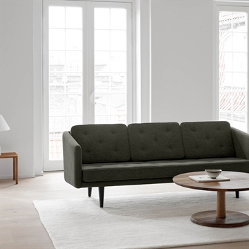 Fredericia Furniture No. 1 Sofa 2003 Eg/Grøn Fiord 961 Stuen