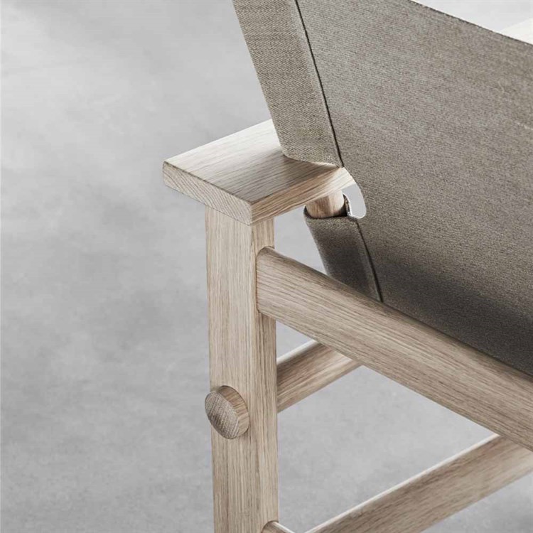 Fredericia Furniture BM2031 Canvas stol m/hynde ryg detalje