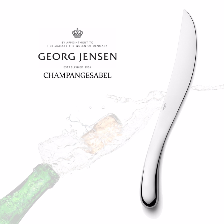 Georg Jensen Indulgence Champangesabel med vinflaske
