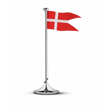 Fødselsdagsflag i farven rød og hvid fra Georg Jensen