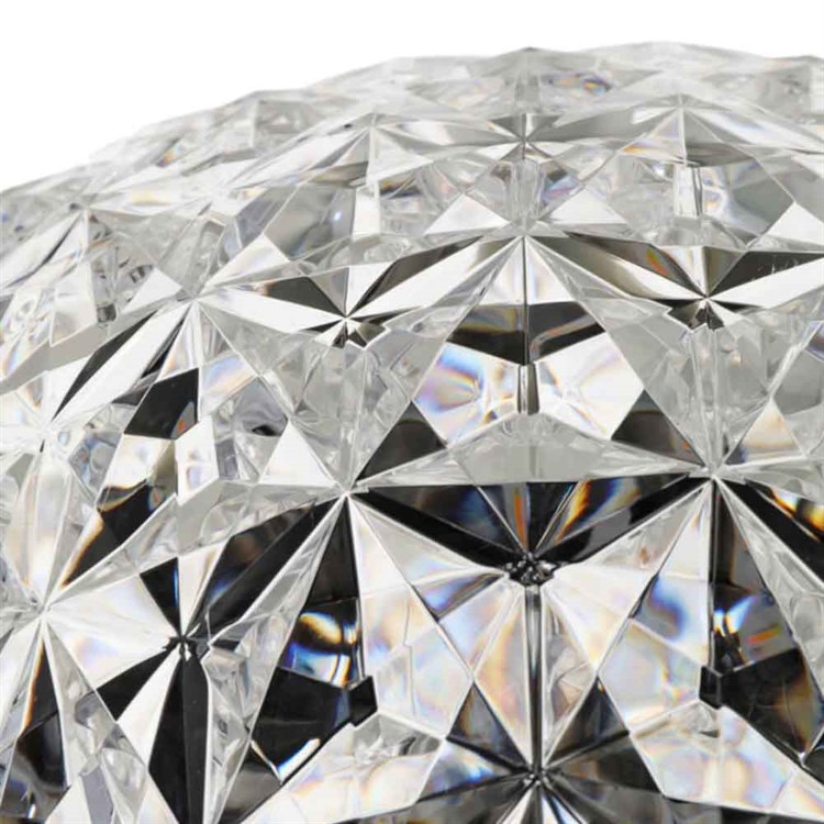 Kartell Planet Bordlampe Crystal detalje