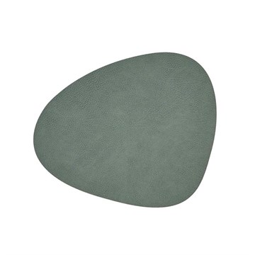 Lind DNA Table Mat Hippo Curve L Pastel Green