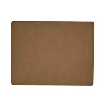 Lind DNA Table Mat Hippo Square L Brown