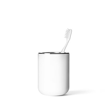 Toothbrush holder krus tandboerste hvid