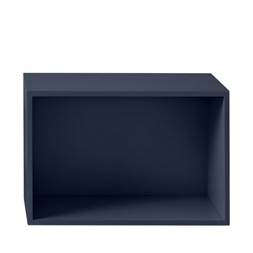 Muuto Stacked 2.0 Reol Med Bagside Large Midnight blue