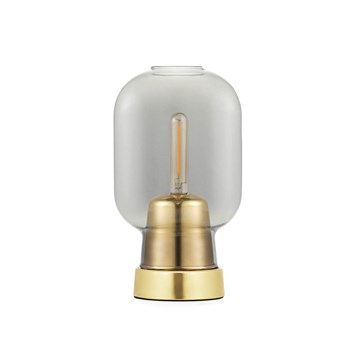 Normann Cph Amp Bordlampe Smoke/Brass