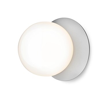 Nuura Liila 1 Væg/Loft lampe Medium Light Silver Opal