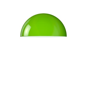 Panthella mini skærm - Gul/Grøn