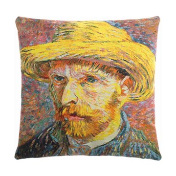 Poulin Design Vincent van Gogh Pude - Selvportræt Med Stråhat