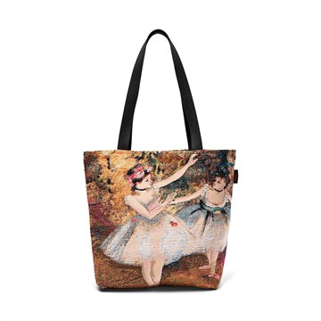 Poulin Tote Bag Edgar Degas Deux danseuse sur scene