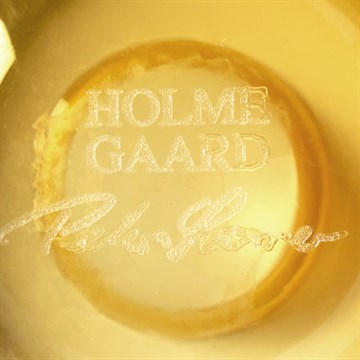 Holmegaard Calabas Vase H16 Amber Bund