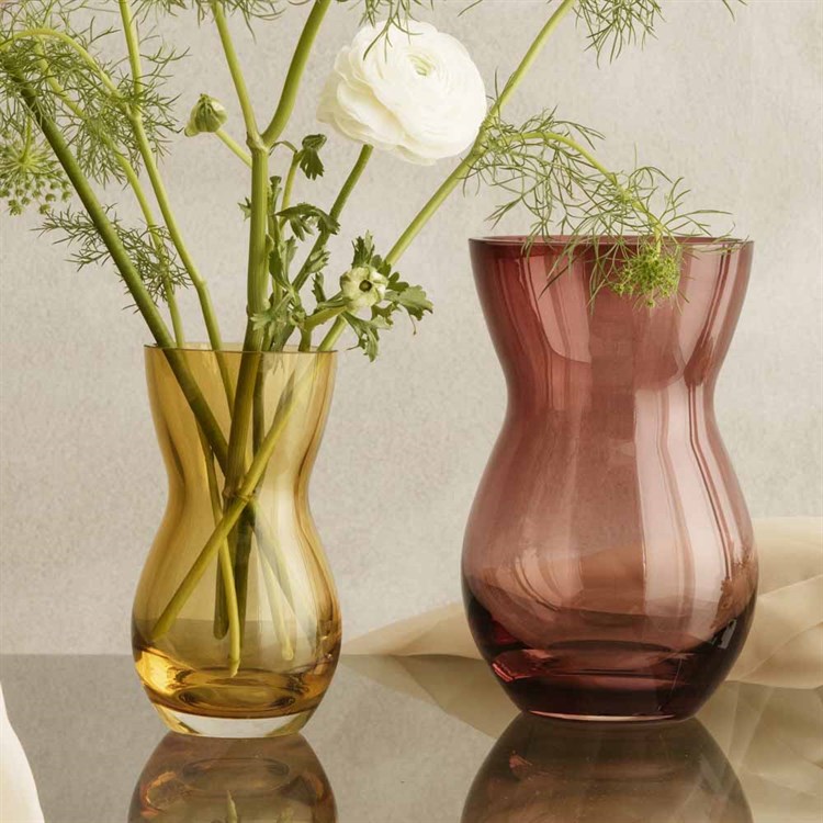 Holmegaard Calabas Vase på bordet