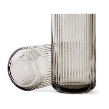 Lyngby Vase Glas Smoke XXLarge H38 cm