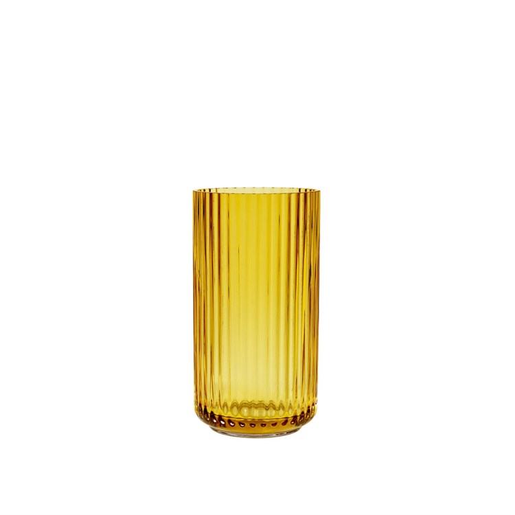 Lyngby Vase Glas - Amber H15,5 cm