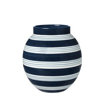 Kähler Omaggio Nuovo Vase H20,5 Mørkeblå