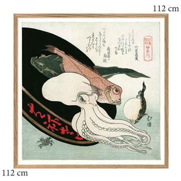 The Dybdahl Co Plakat Sashimi Gang Eg ramme 112x112
