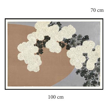 The Dybdahl Co Plakat Chrysantemum med sort ramme 100x70