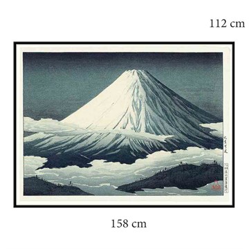 The Dybdahl Co Plakat Mount Fuji Sort Ramme 158x112