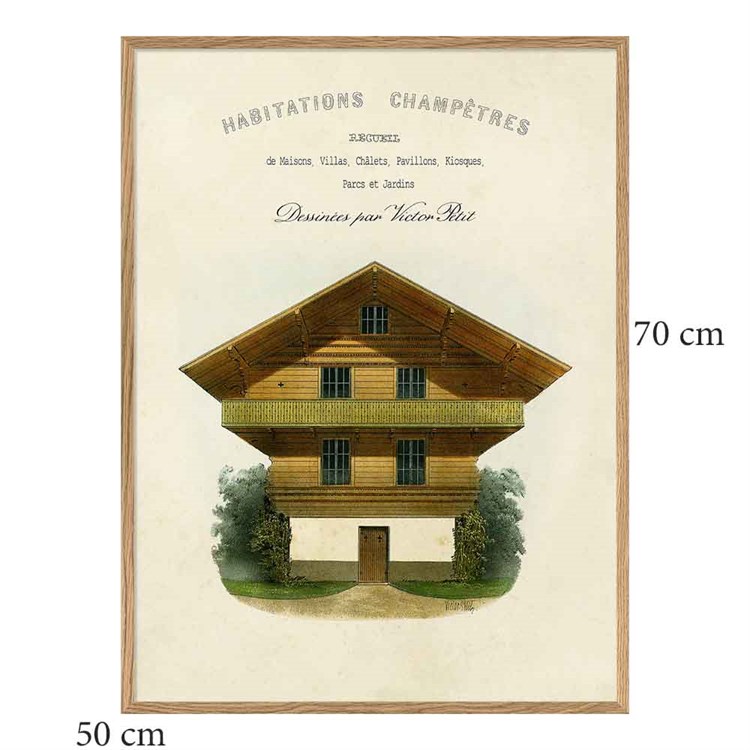 The Dybdahl Co Plakat Habitations Champêtres egeramme 50x70