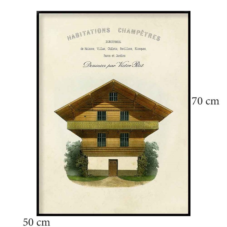 The Dybdahl Co Plakat Habitations Champêtres sortramme 50x70