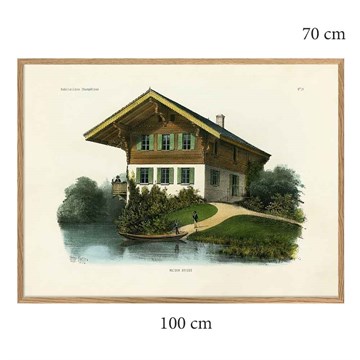 The Dybdahl Co Plakat Maison Suisse egeramme 100x70 cm