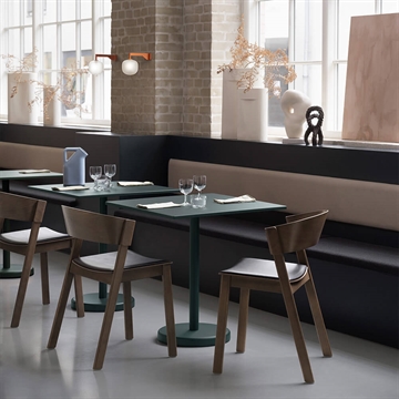 Muuto Cafe Havebord Linear Steel 70x70 green
