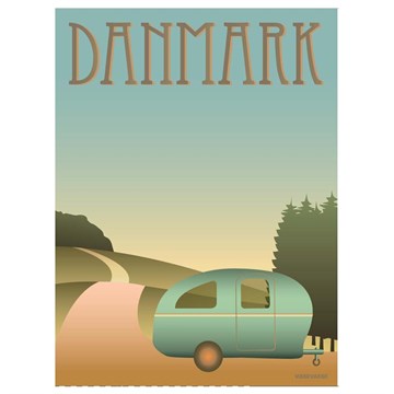 Vissevasse Danmark plakat - Camping