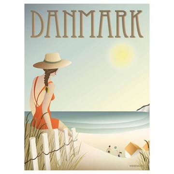 Vissevasse plakat Danmark Stranden