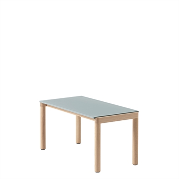 Muuto Couple Coffee Table 40X84 I Plain - Lyseblå/Eg
