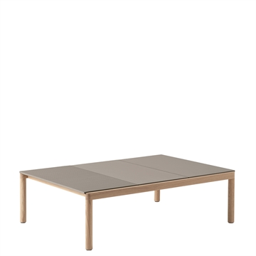 Muuto Couple Coffee Table 3 Plain 84.5 x 120 - Taupe/Eg