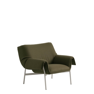 Muuto Wrap Lounge Chair - Divina 984/Grå