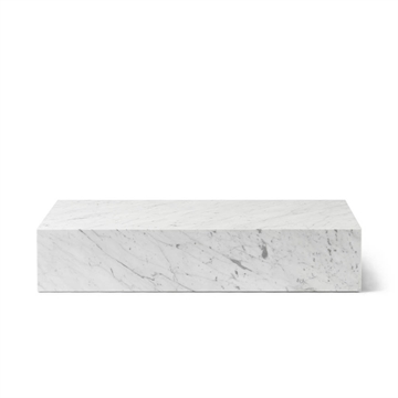 Audo Plinth Marmorbord Grand White Carrara Marble
