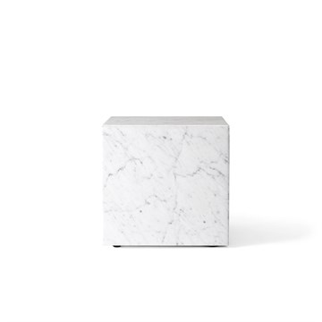 Audo Plinth Marmorbord Cubic White Hvid
