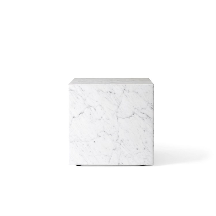 Audo Plinth Marmorbord Cubic White Hvid