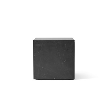 Menu Plinth Marmorbord Cubic Black Sort