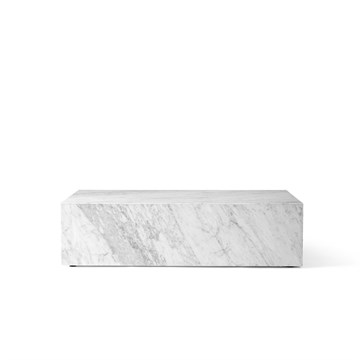 Audo Plinth Marmorbord Low White Hvid 