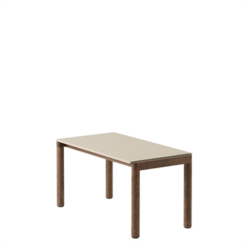 Muuto Couple Coffee Table 40X84 I Plain - Sand/Mørk Eg