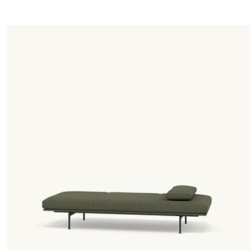 Muuto Outline Daybed Inkl. Pude - Fiord 961/Sort
